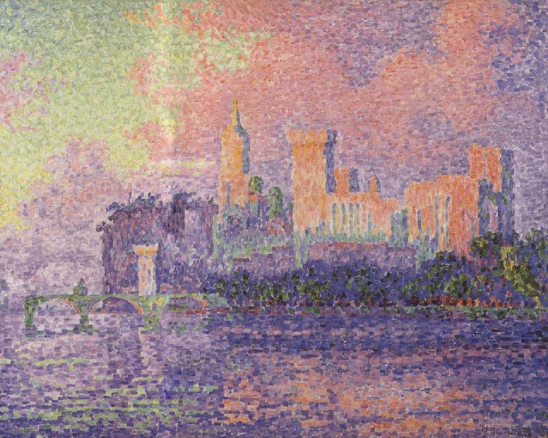 The Papal Palace at Avignon, Paul Signac